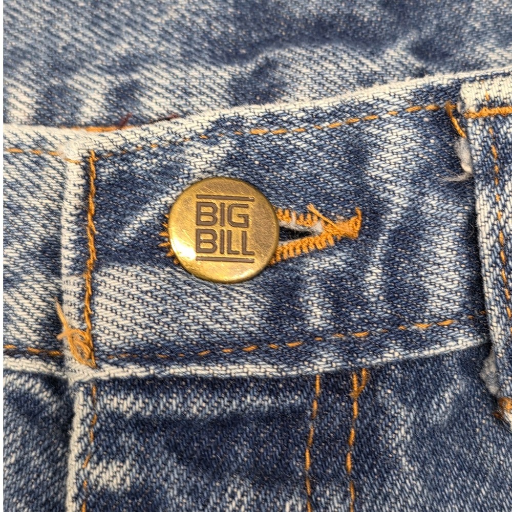 Big Bill FR Flame Resistant Workwear Jeans‎ Blue Denim 34x30 Indura Westex - Picture 3 of 11